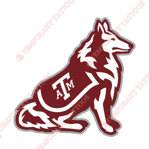 Texas A M Aggies Customize Temporary Tattoos Stickers NO.6489